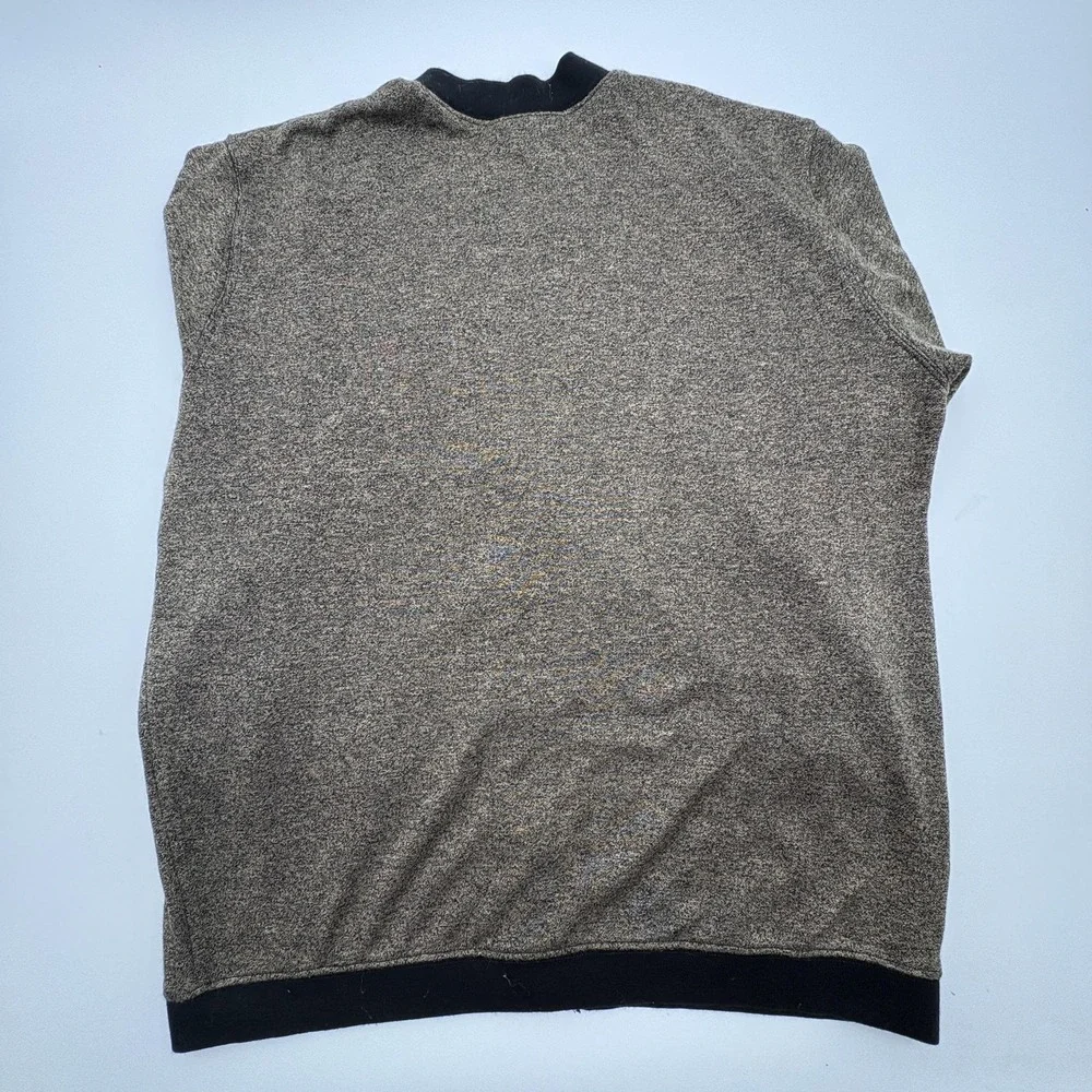 Ecco Petites Cardigan Sweater Womens Size Brown Black V Neck Pockets - Picture 6 of 8